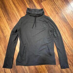Under Armour Womens Black Long Sleeve Cowl Neck Sweatshirt Medium